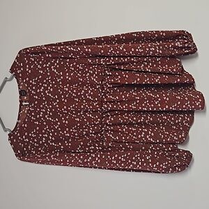 Shein size lg long sleeved blouse.